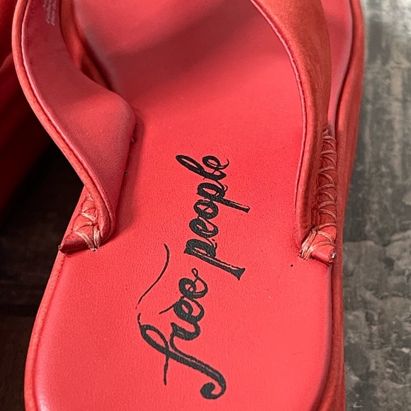Free People Red Platform Sandals - Picture 9 of 10